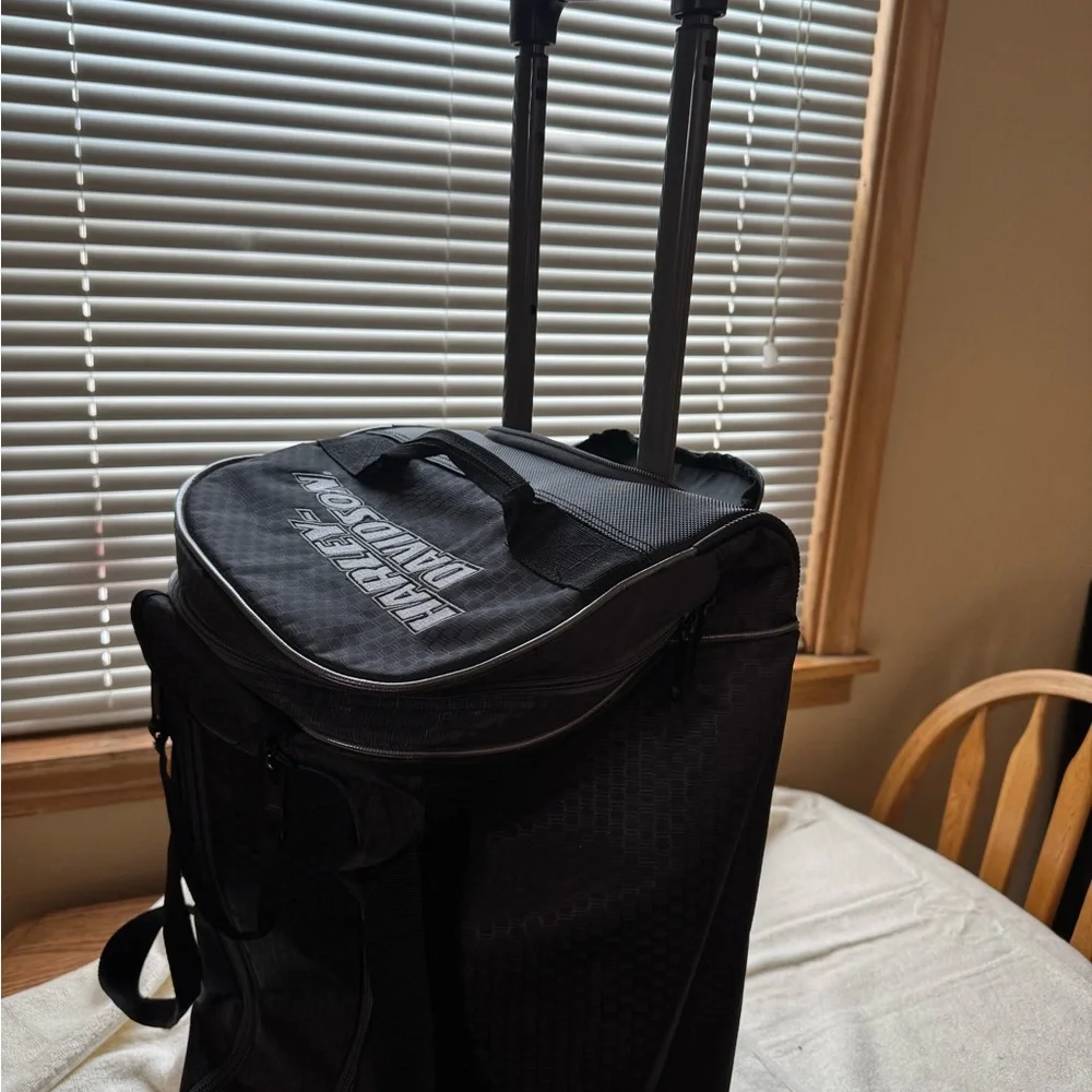 Harley Davidson Emblem Rolling/Carry On Duffle Luggage